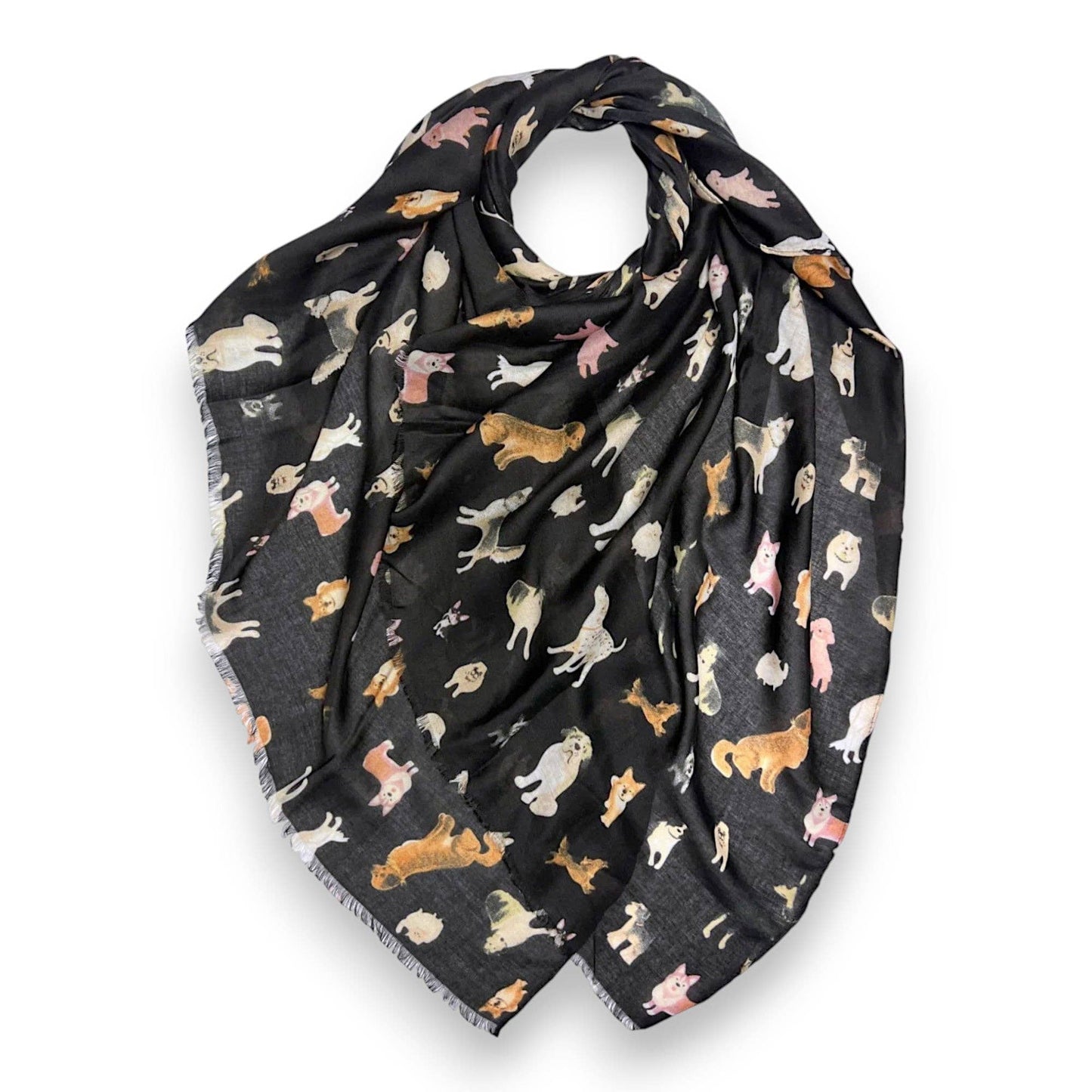 
                  
                    Dog Mix Breeds Cotton Blend Scarf
                  
                