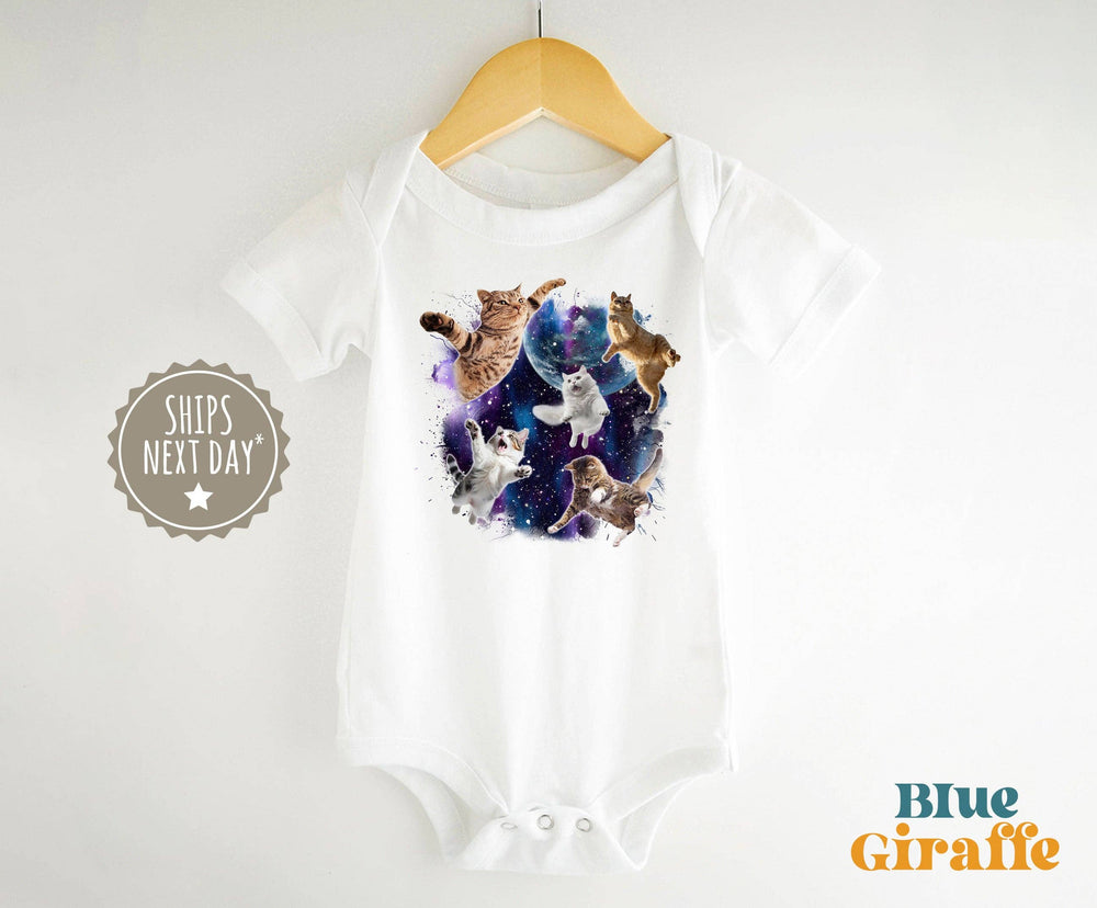 Galaxy Cats Retro Onesie