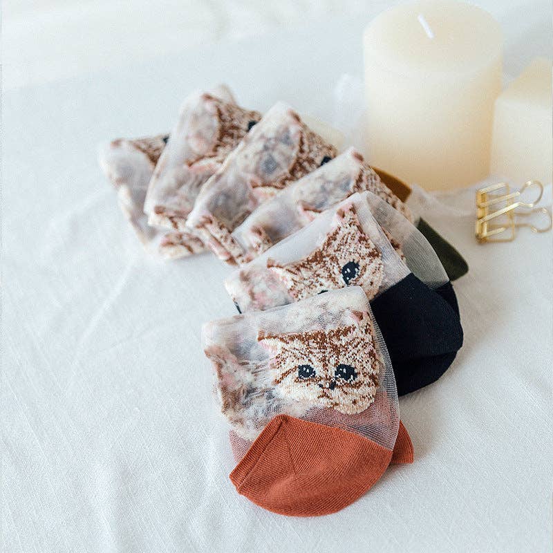 
                  
                    Sheer Cat Socks
                  
                