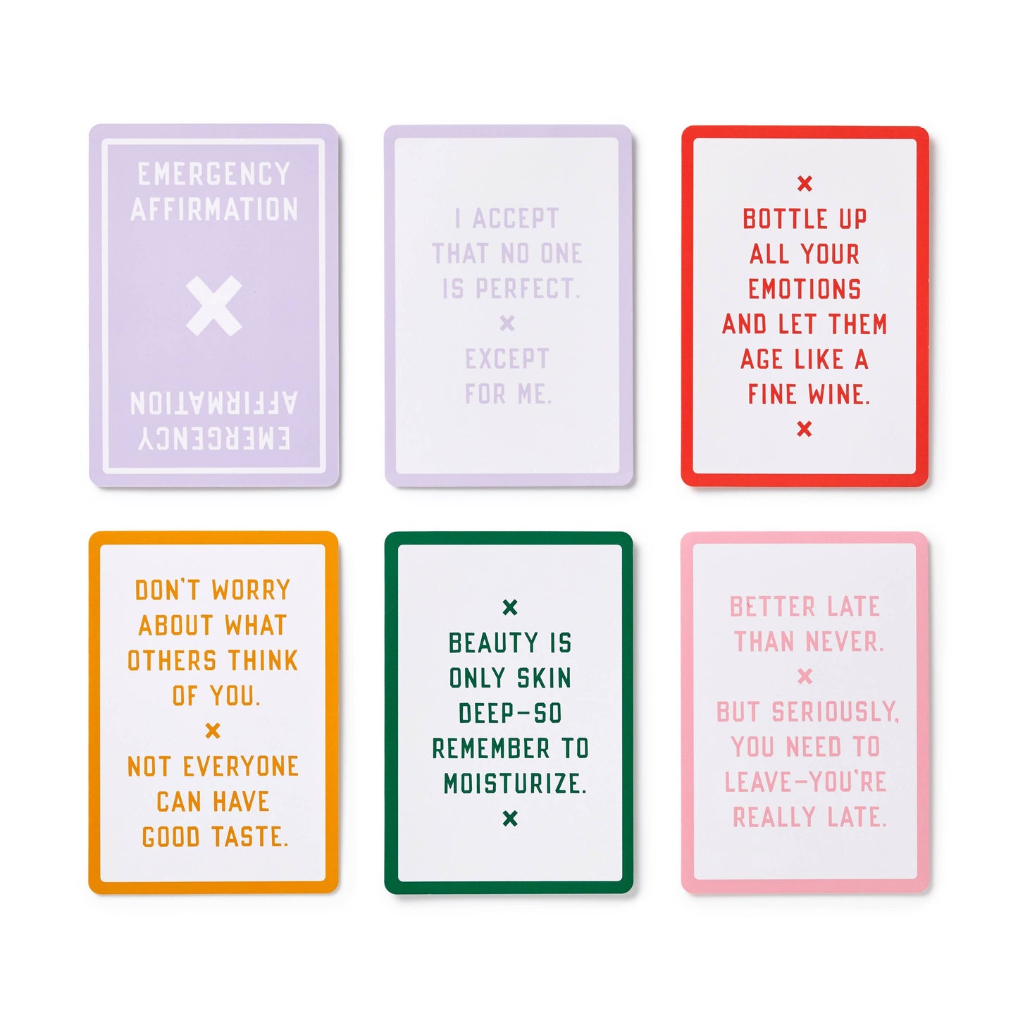 
                  
                    Emergency Affirmations Exceptionally Stupid Days Card Deck by Brass Monkey
                  
                