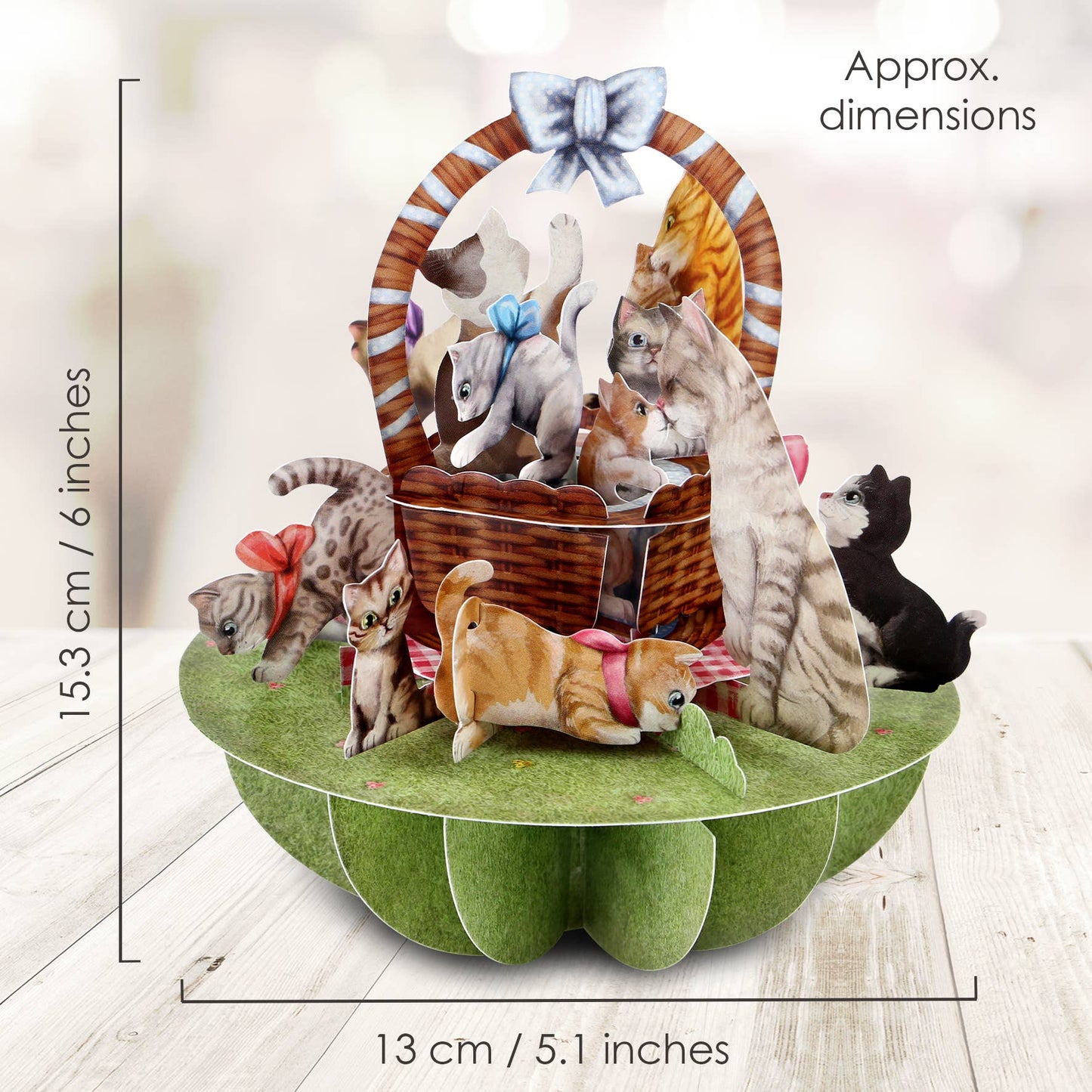 
                  
                    Basket of Kittens 3D Greeting Card
                  
                