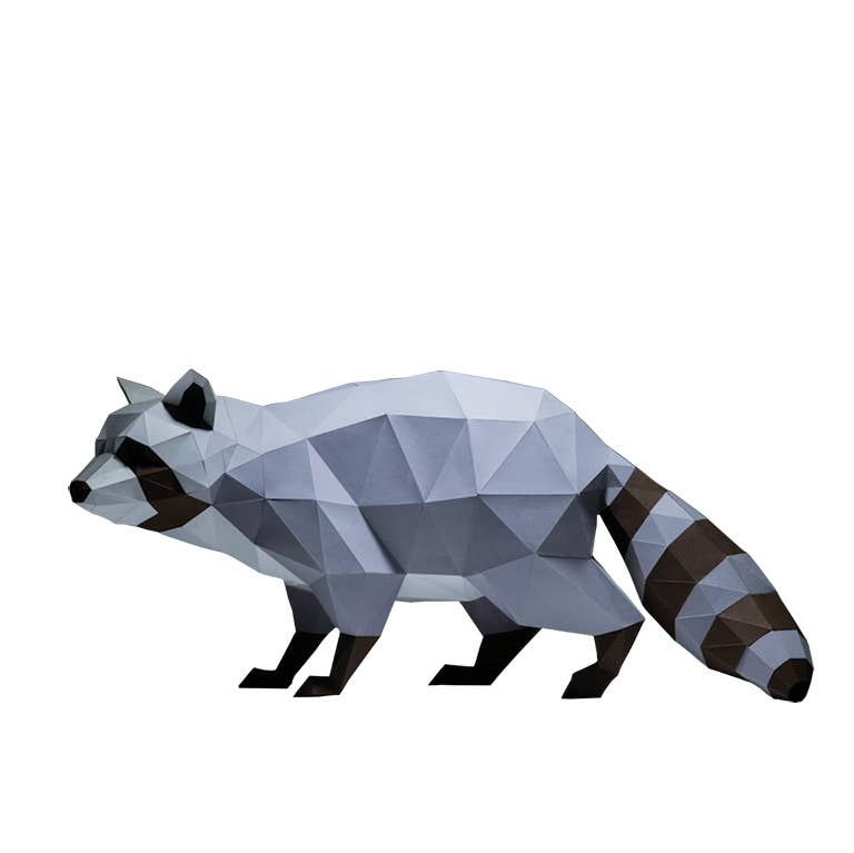 
                  
                    Raccoon 3D Kirigami Model
                  
                