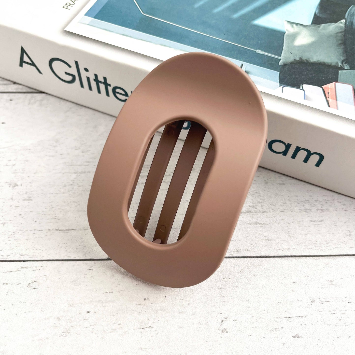 
                  
                    Matte Oval Hair Clip
                  
                