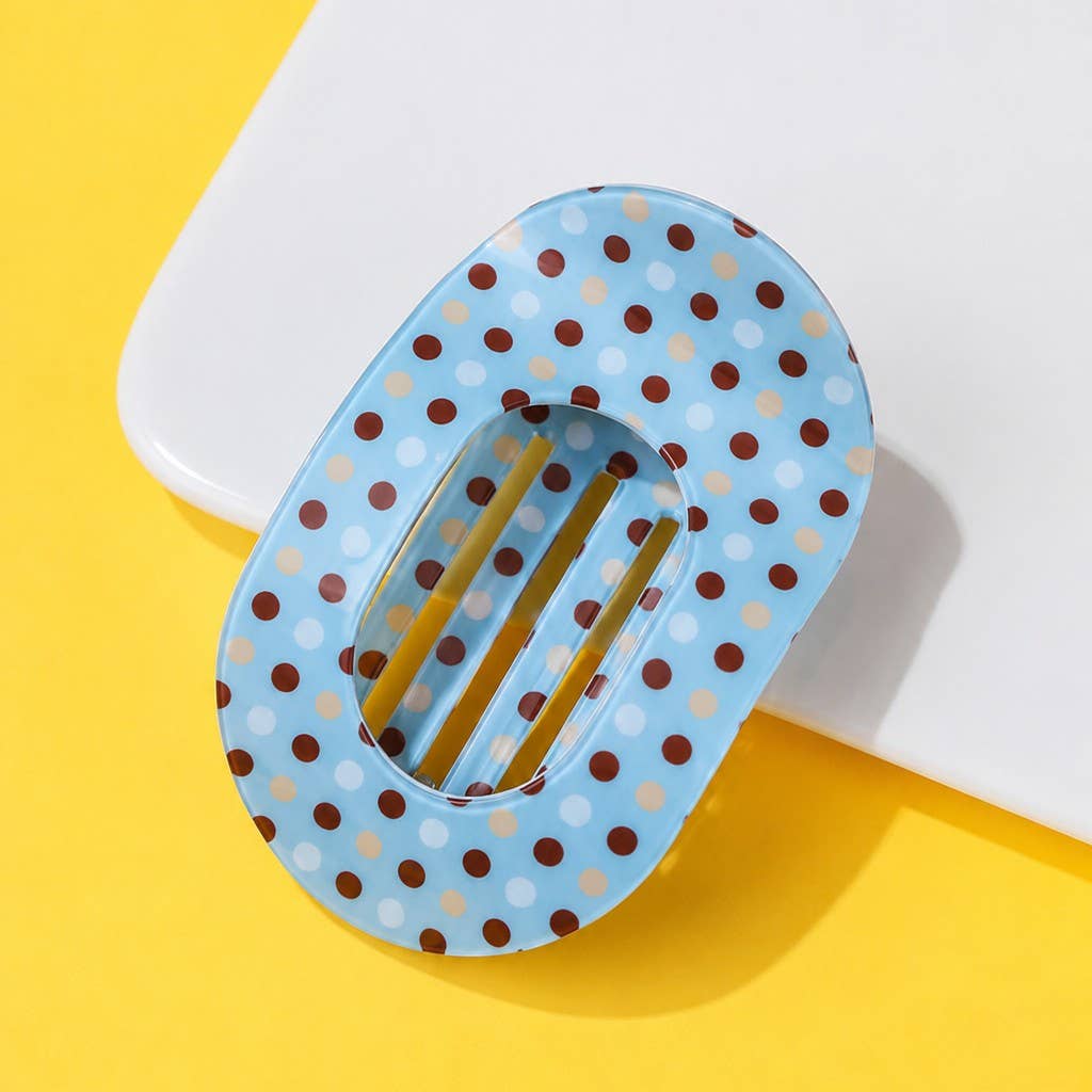 
                  
                    Jumbo Patterned Lay Flat Oval Hair Claw
                  
                
