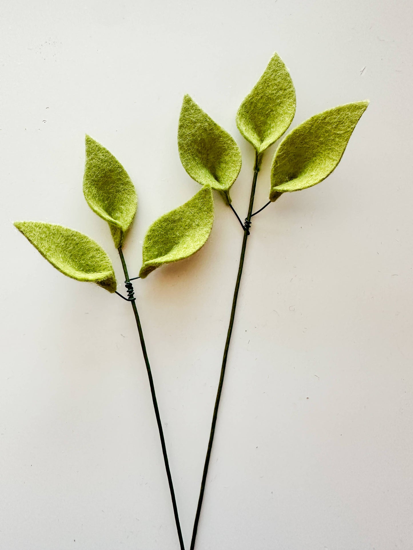 
                  
                    Smooth Tri-Leaf Felt Stem
                  
                