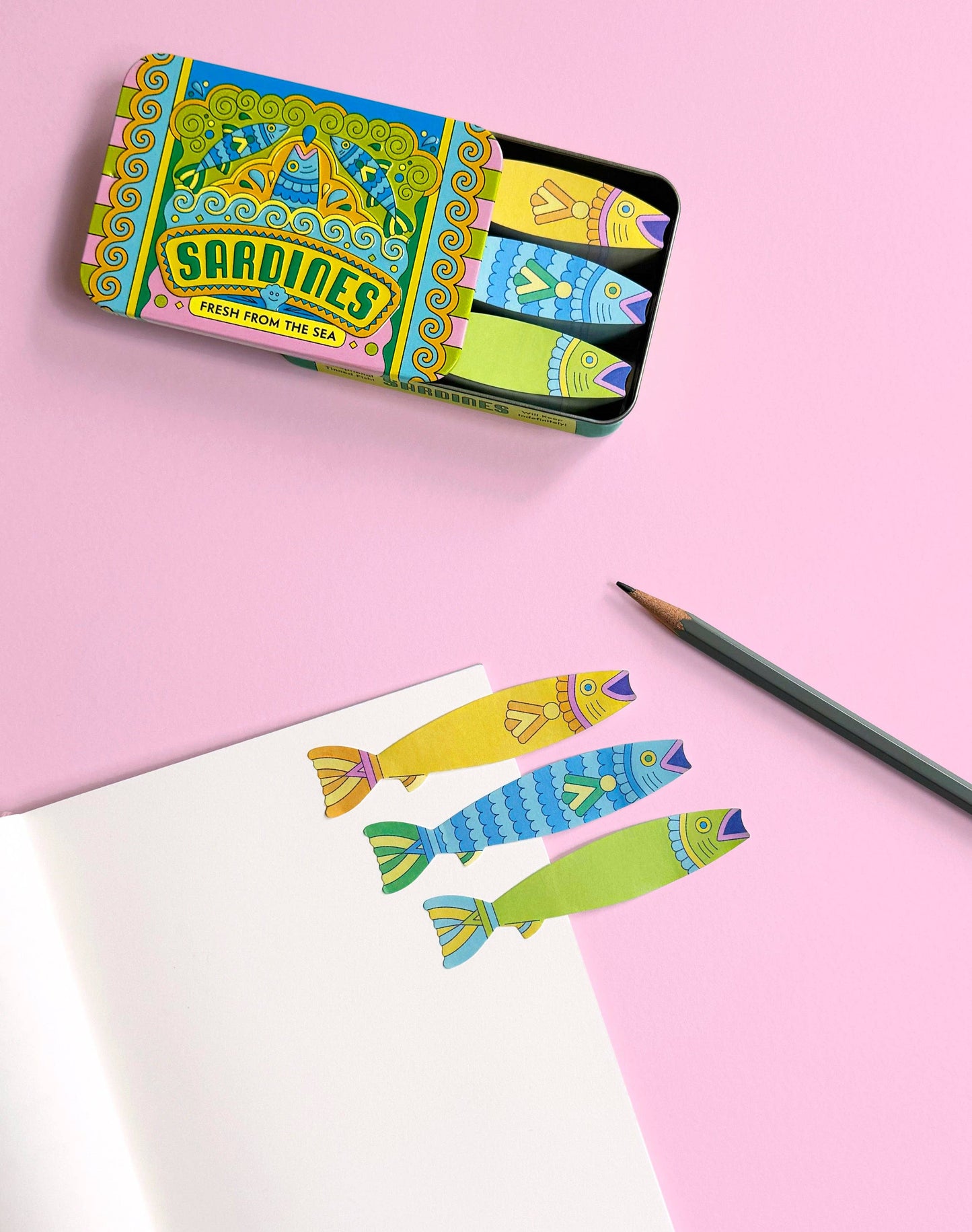 
                  
                    Sardines Can Fishy Sticky Notes
                  
                