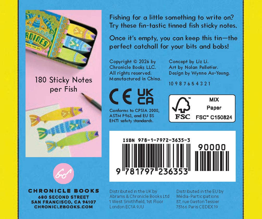 
                  
                    Sardines Can Fishy Sticky Notes
                  
                