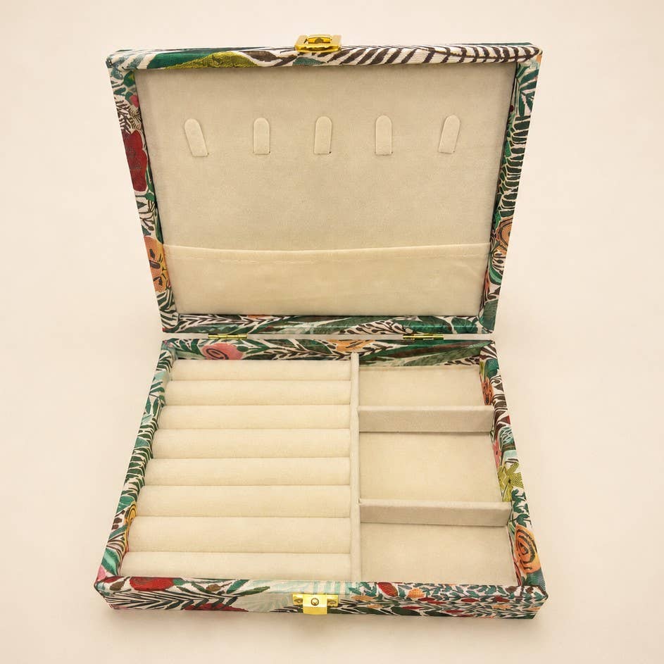 
                  
                    Floral Jewelry Vanity Travel Case
                  
                