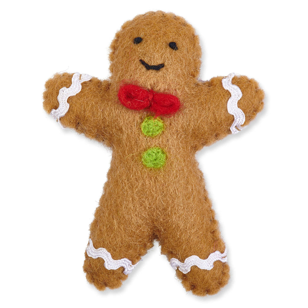 Gingerbread Man Christmas Catnip Infused Toy
