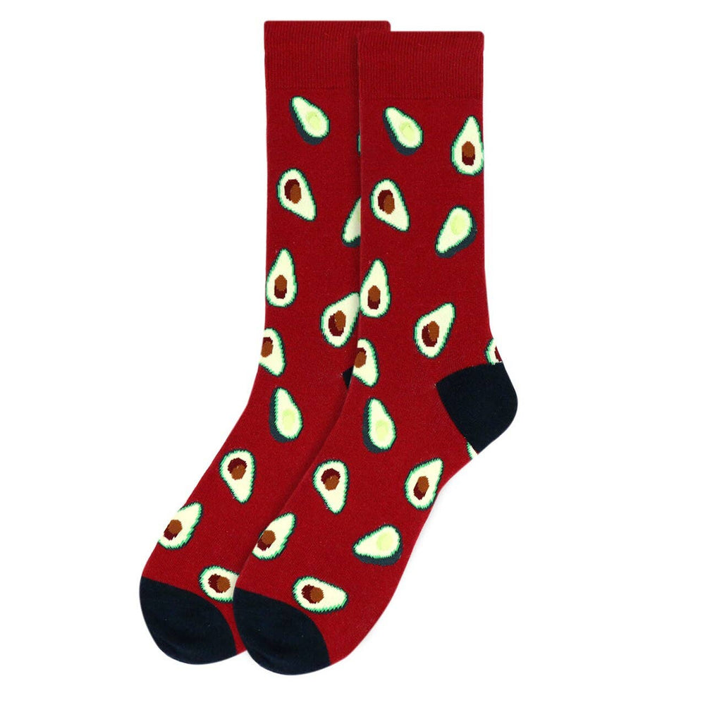 Men's Novelty Socks: Avocados