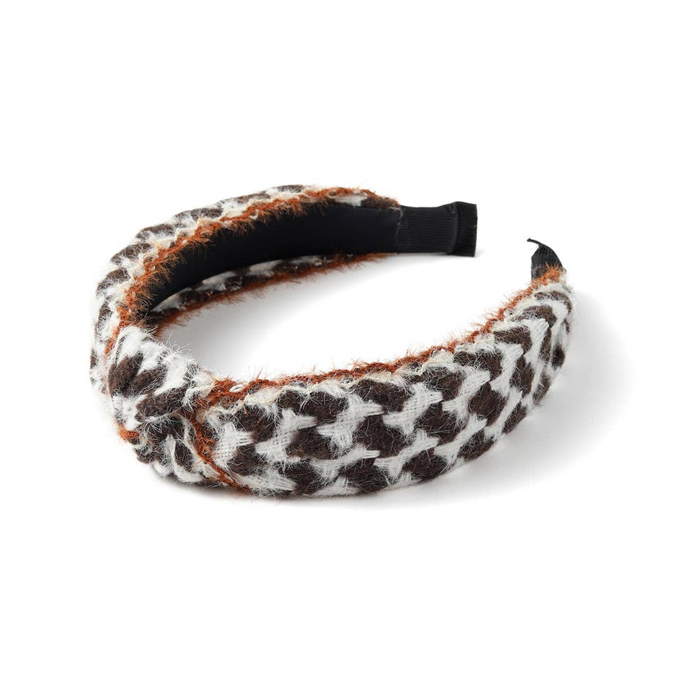 Houndstooth Autumn Headband