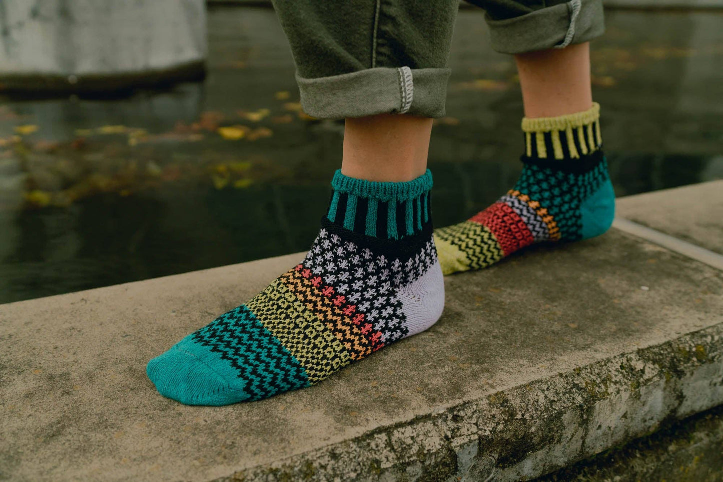 
                  
                    Artichoke Mismatched Quarter Socks 
                  
                