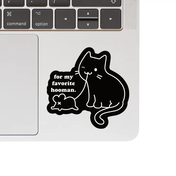 
                  
                    Favorite Hooman Cat Gift Sticker
                  
                