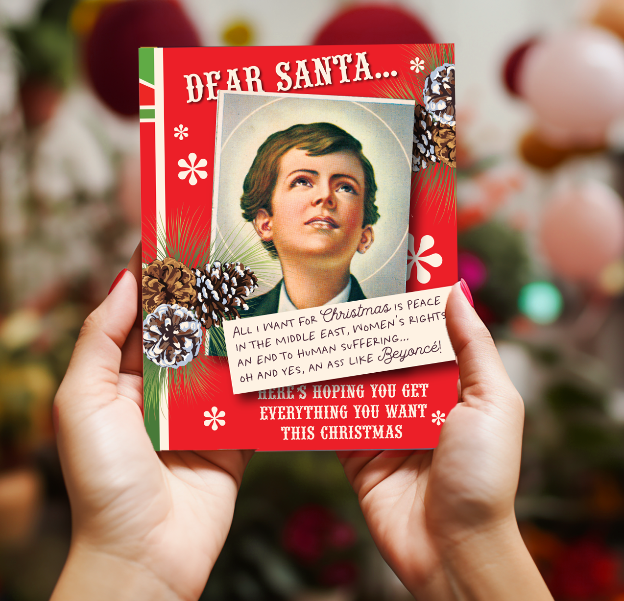 
                  
                    "Beyonce's A$$" Holiday Card
                  
                