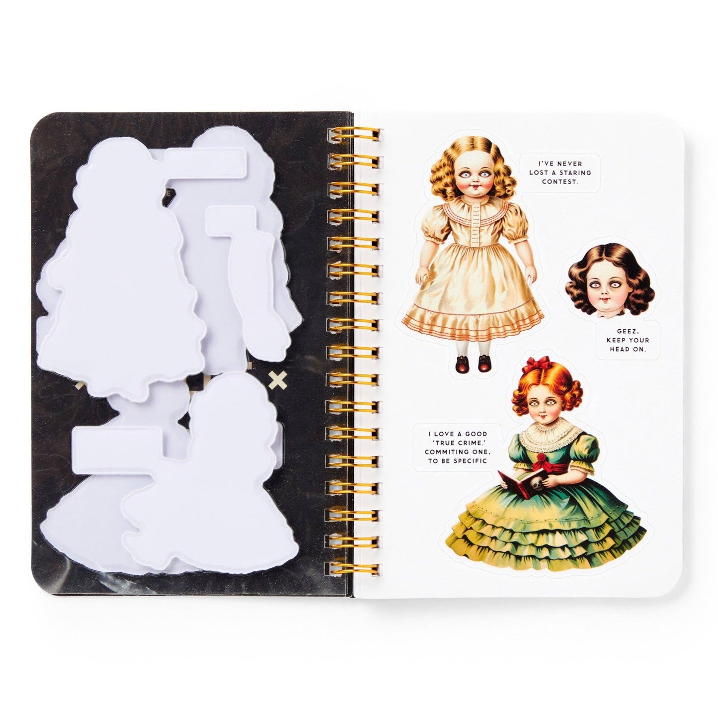 
                  
                    Haunted Dolls Sticker Book by Brass Monkey
                  
                