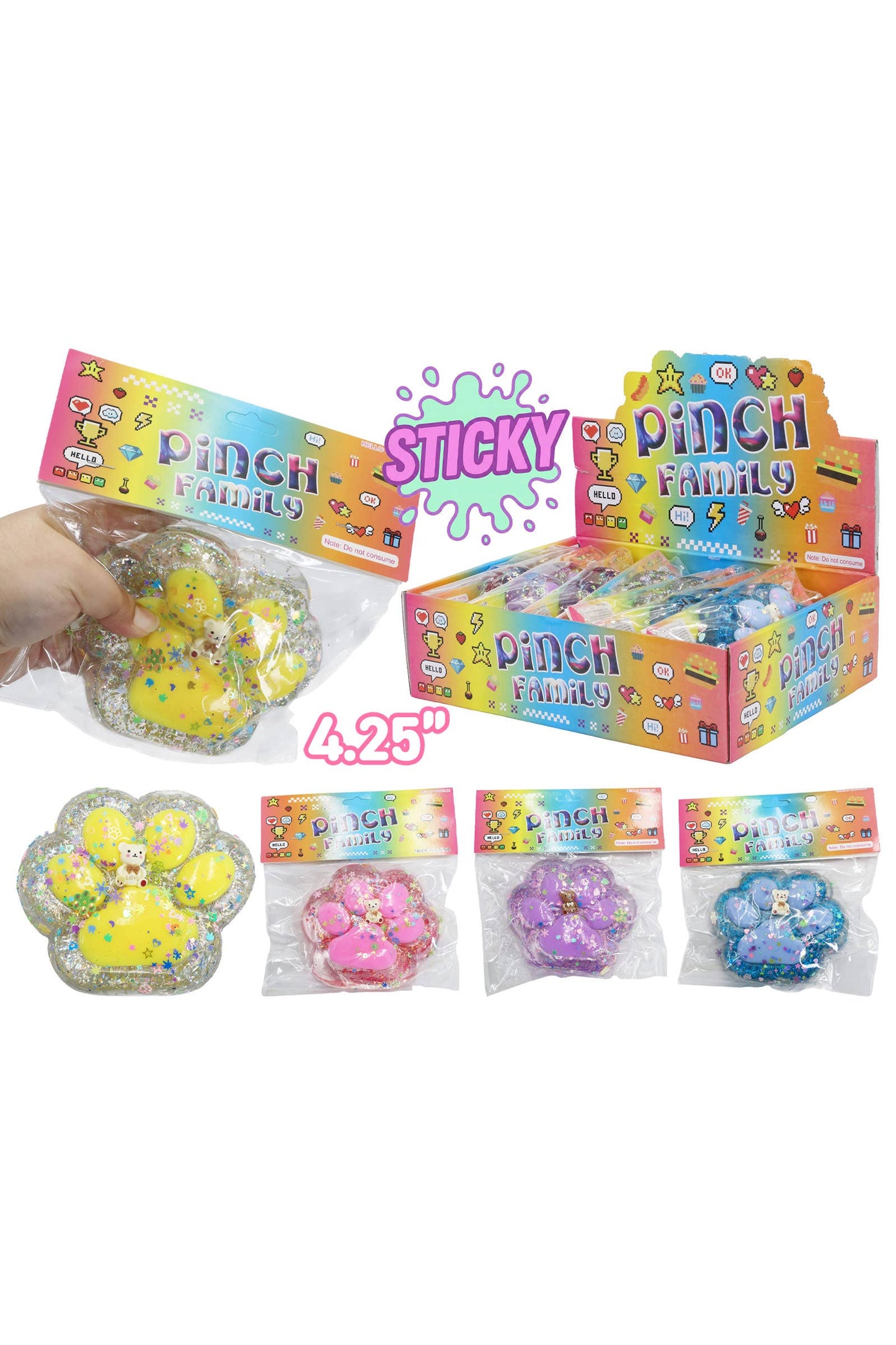 
                  
                    BIGGY Glitter Paw Sticky Squishy
                  
                