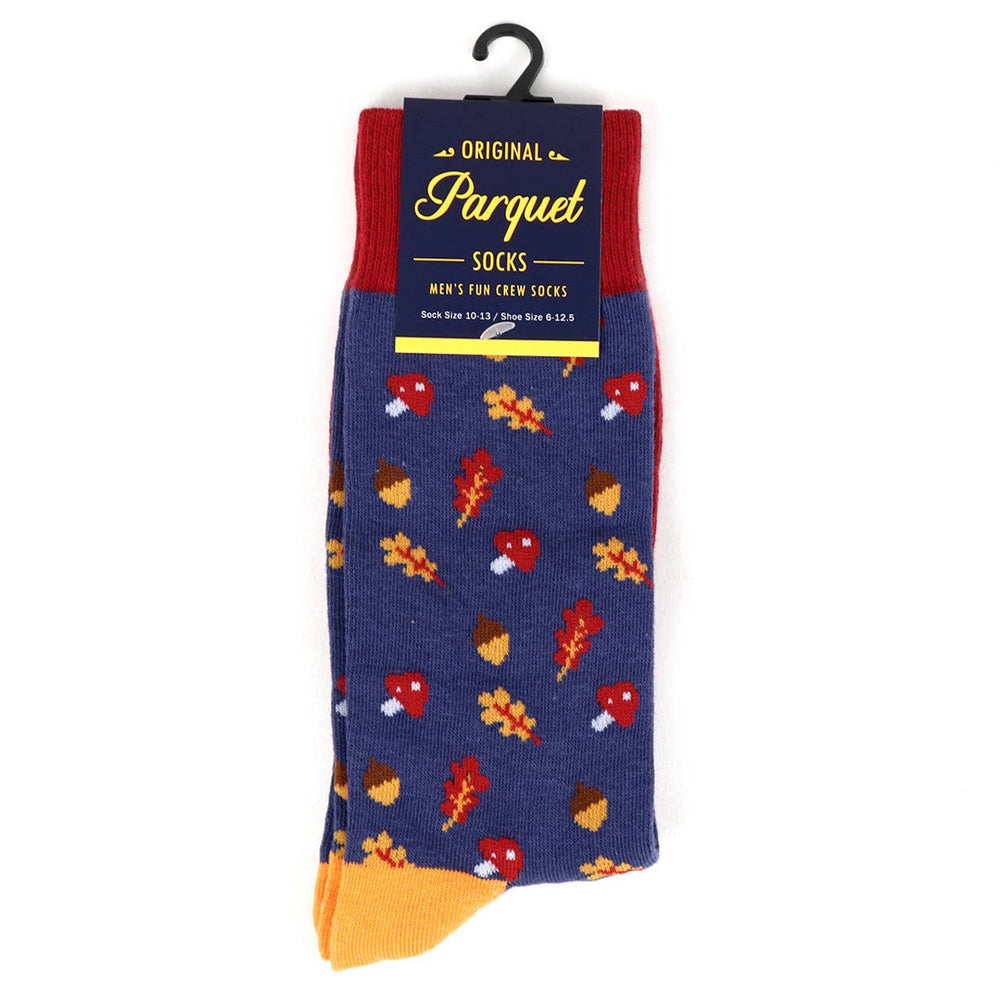 
                  
                    Men's Novelty Socks: Autumn Acorns
                  
                