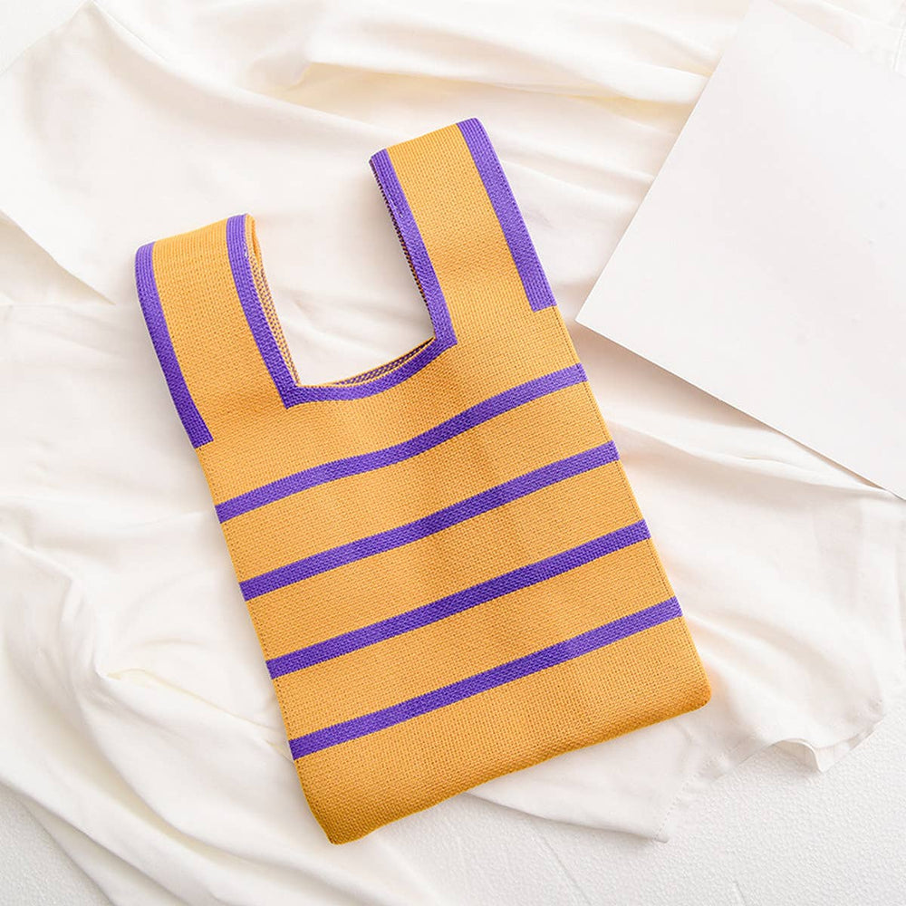 
                  
                    Knit Tote: Stripes
                  
                