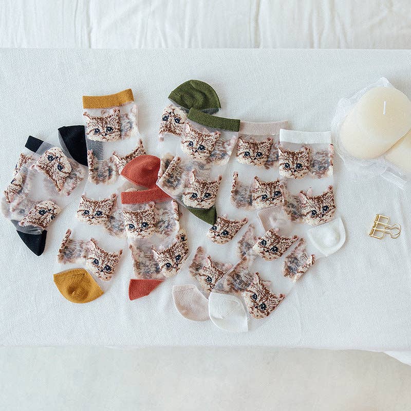 
                  
                    Sheer Cat Socks
                  
                