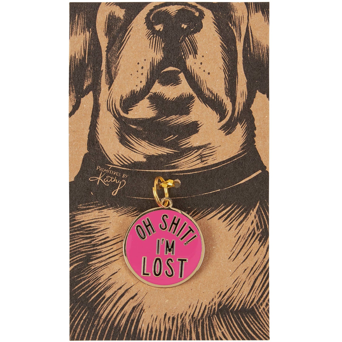 
                  
                    "I'm Lost" Pet Collar Charm
                  
                