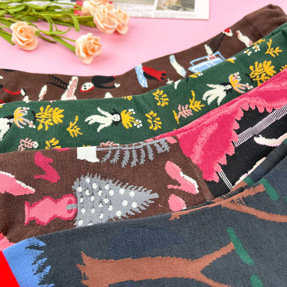 
                  
                    Oil Painting Illustrations Mid-Calf Socks
                  
                