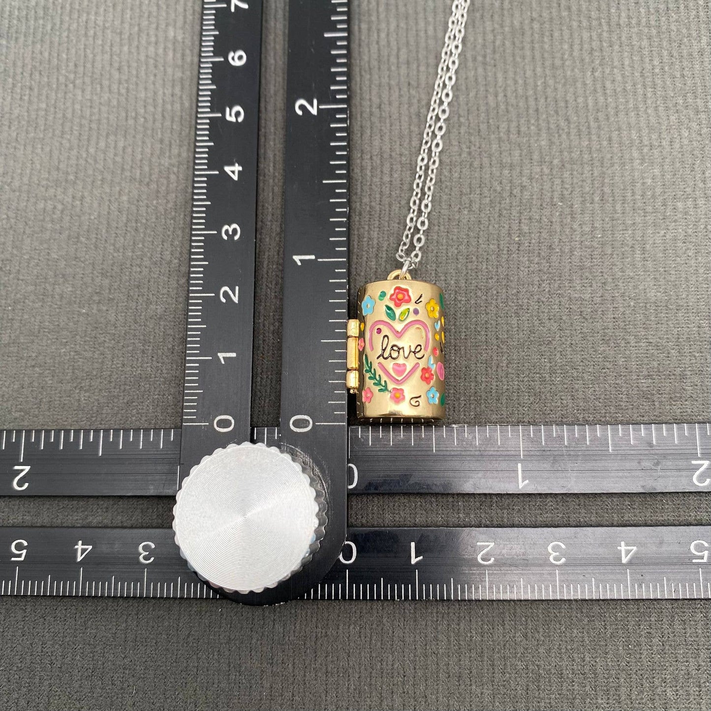 
                  
                    Enamel Gift Box Locket Necklace
                  
                
