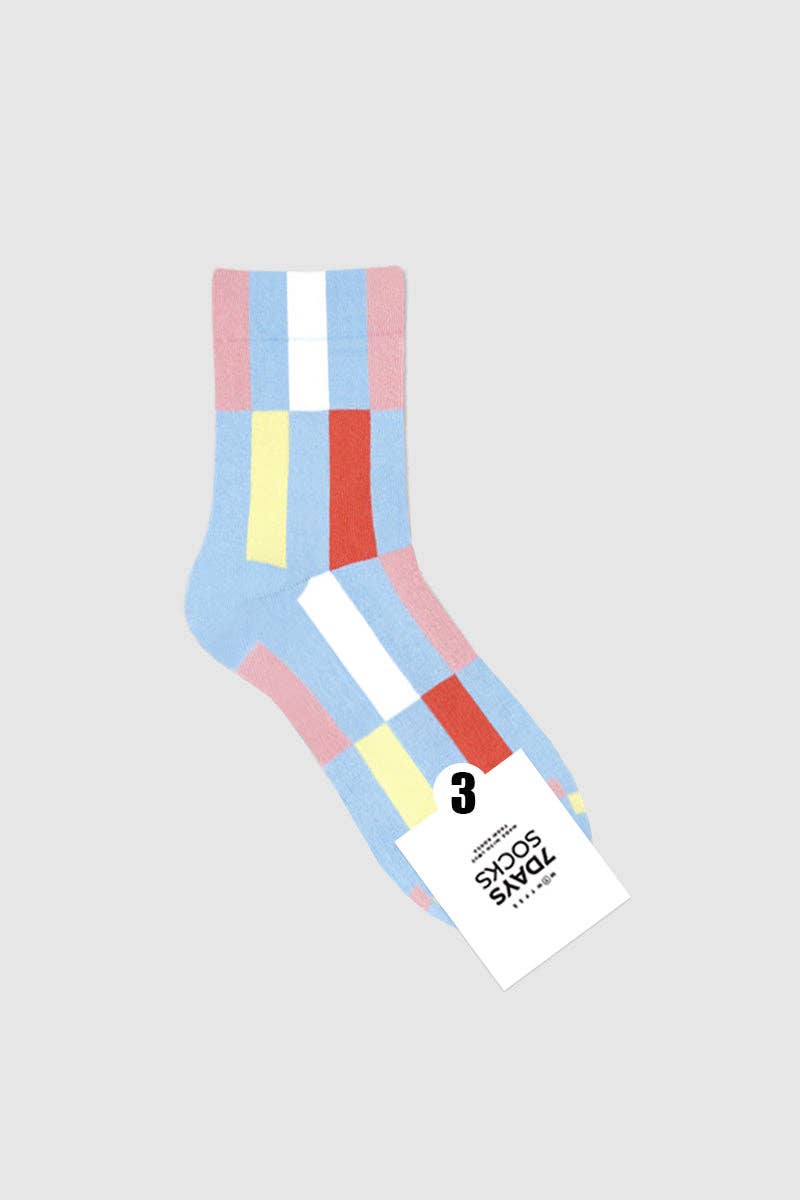 
                  
                    Color Block Tall Checkered Socks
                  
                