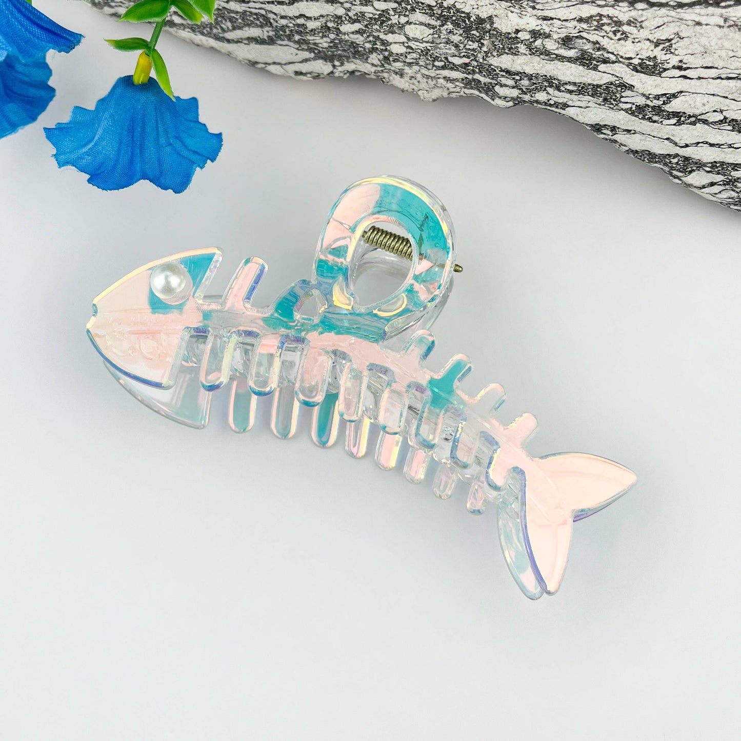 
                  
                    Iridescent Fishbone Hair Claw No. 2
                  
                