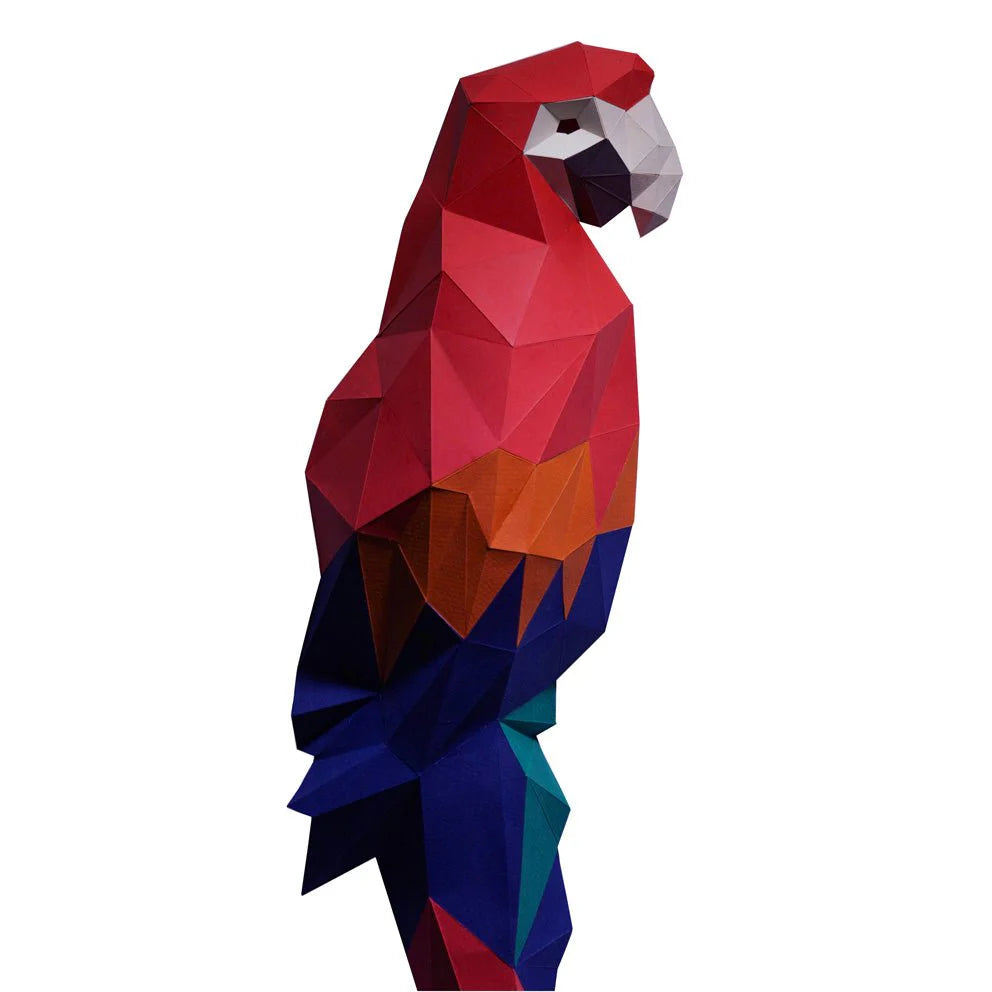 
                  
                    DIY 3D Paper Wall Art - Macaw Wall Art DIY Kirigami
                  
                