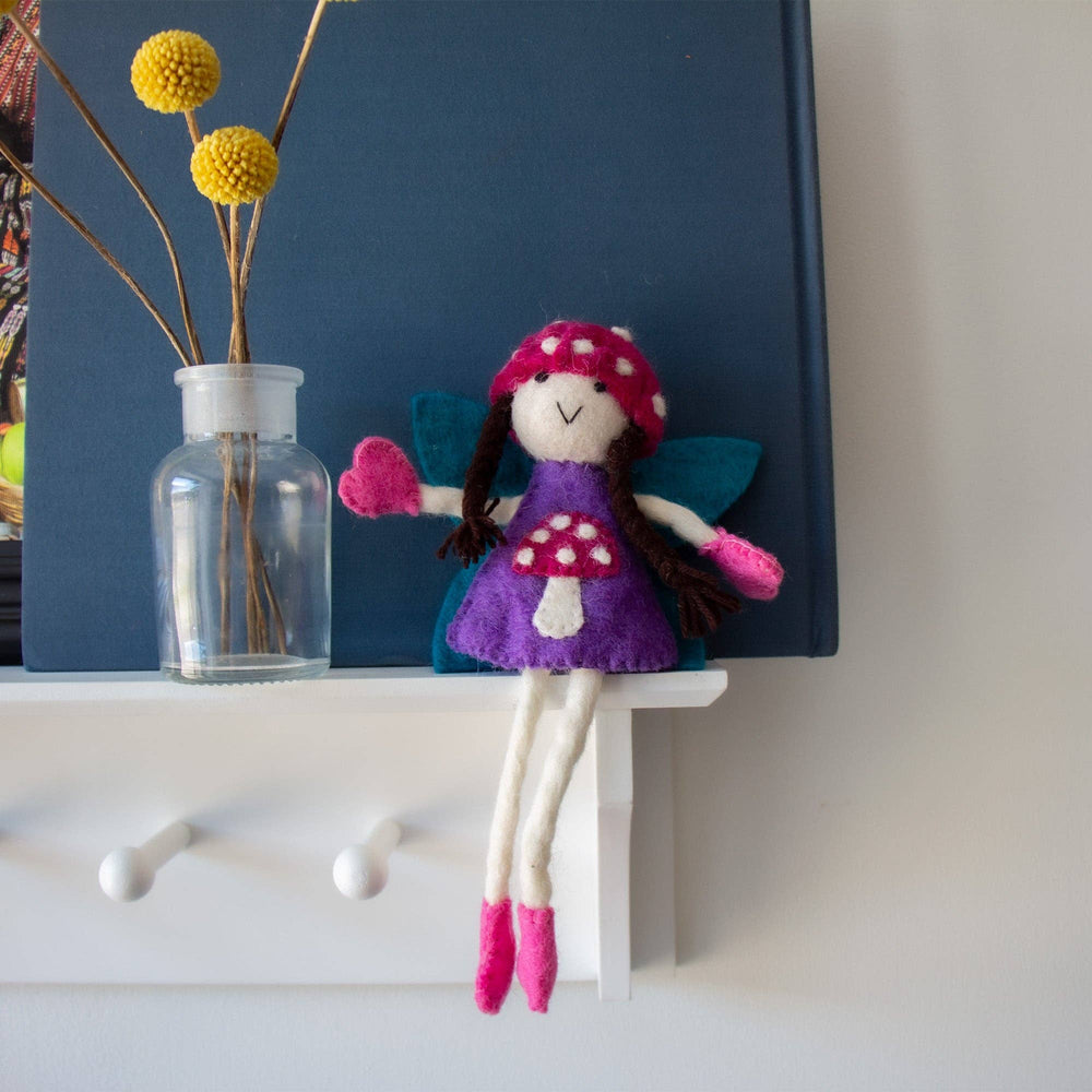 Mushroom Bonnet Tooth Fairy Pillow