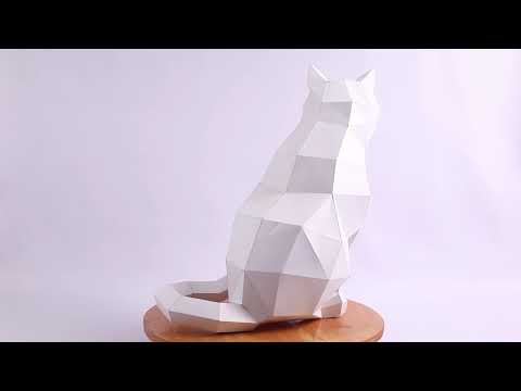 
                  
                    Load and play video in Gallery viewer, Cat Lamp DIY Kirigami
                  
                