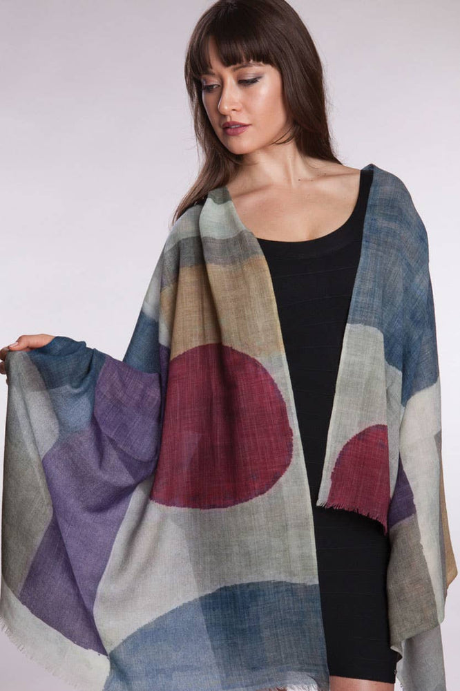 The Reena fine wool shawl