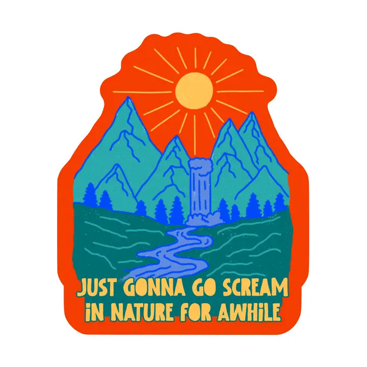 
                  
                    Scream in Nature Vinyl Sticker
                  
                