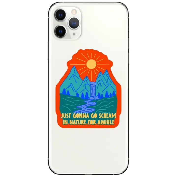 
                  
                    Scream in Nature Vinyl Sticker
                  
                