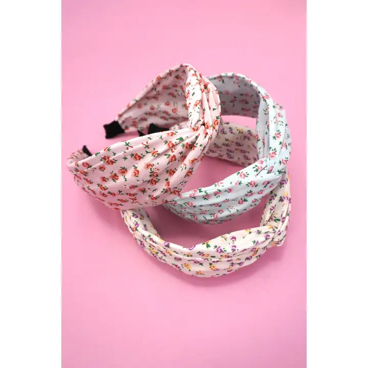 
                  
                    Dainty Floral Print Top Knot Headband
                  
                