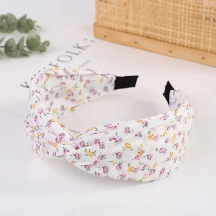 
                  
                    Dainty Floral Print Top Knot Headband
                  
                