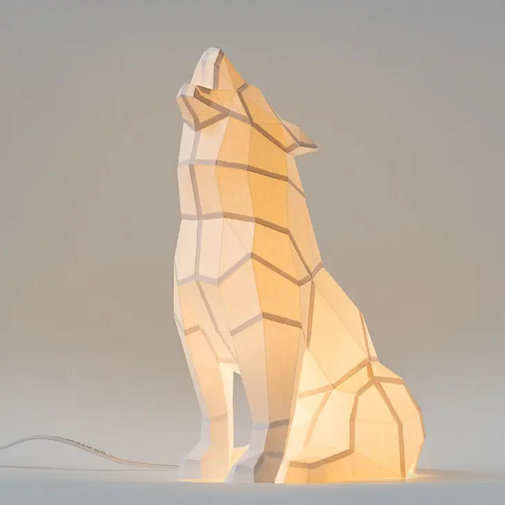 
                  
                    Wolf Lamp DIY Kirigami
                  
                